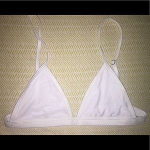 White bikini top
